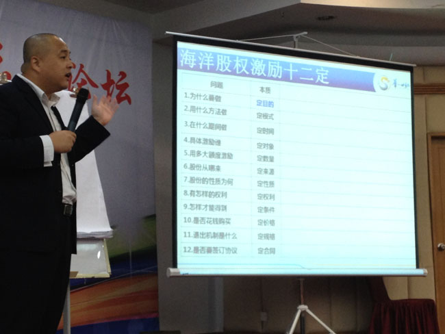2013　聚成股權(quán)、績效大綱講解